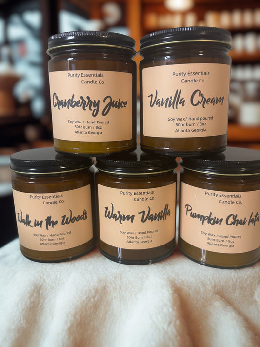 Vanilla Cream, Pumpkin Chai Latte, Walk In The Woods, Warm Vanilla, Cranberry Juice