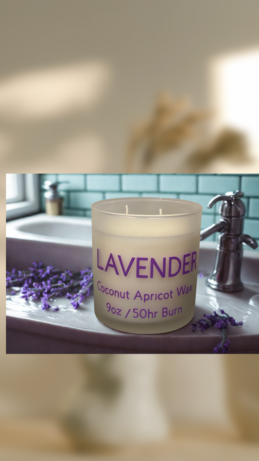 Lavender Scented Candle