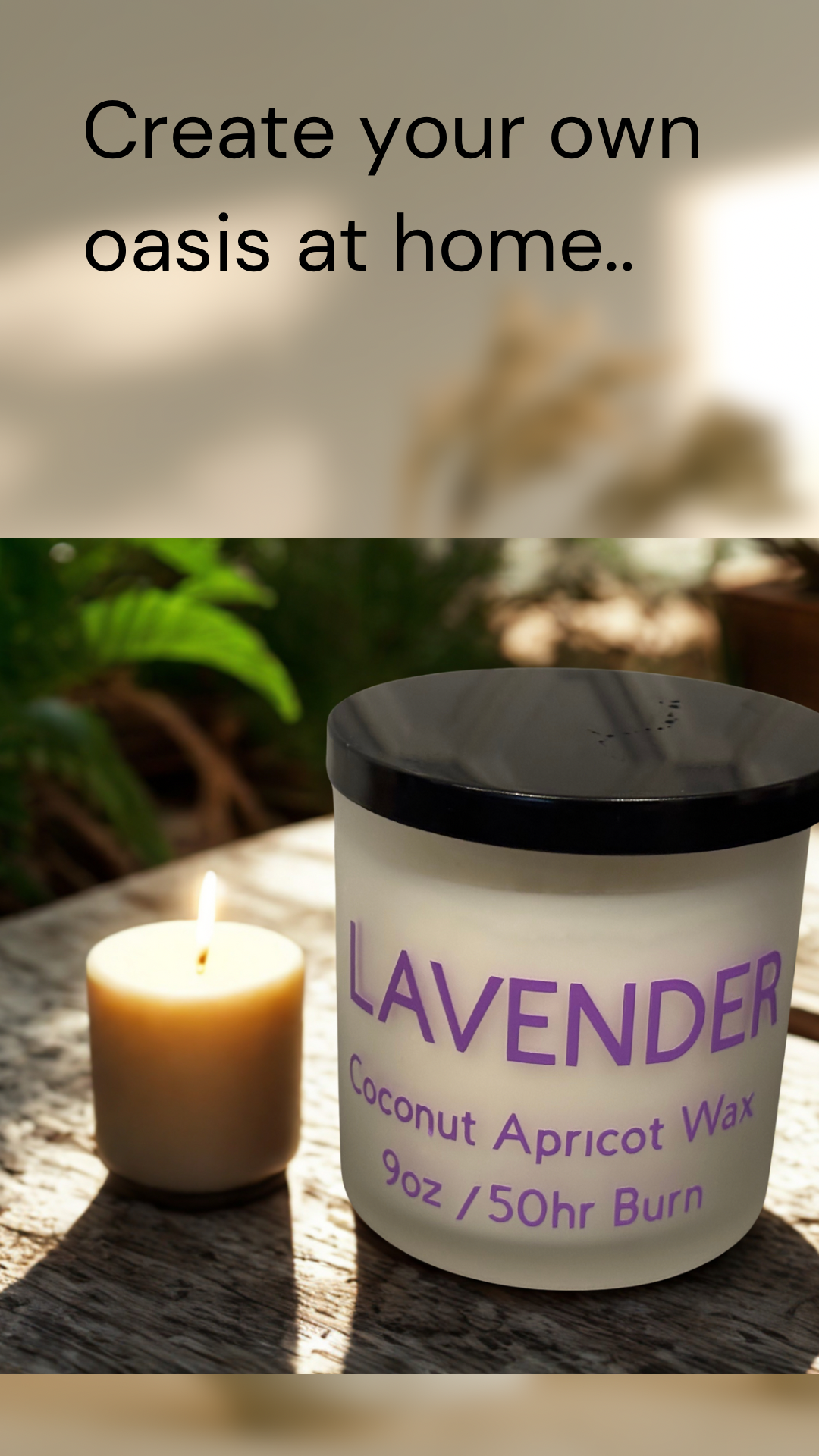 Lavender Scented Candle